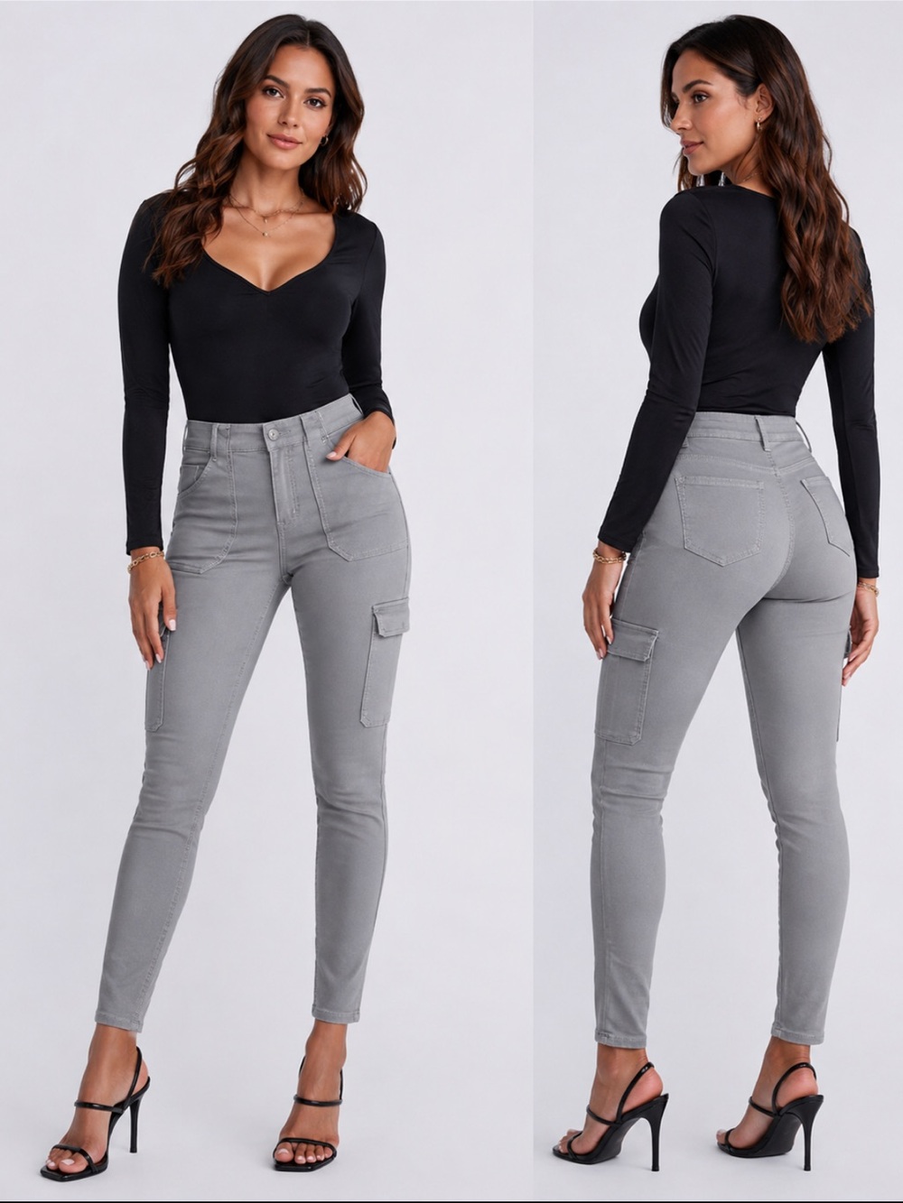 SPANX Stretch Twill Ankle Cargo pants